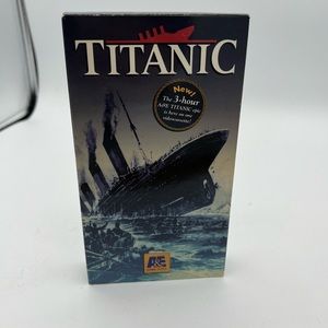 Titanic (VHS) A&E home video 3 hours of footage.  Grey stone Communications
